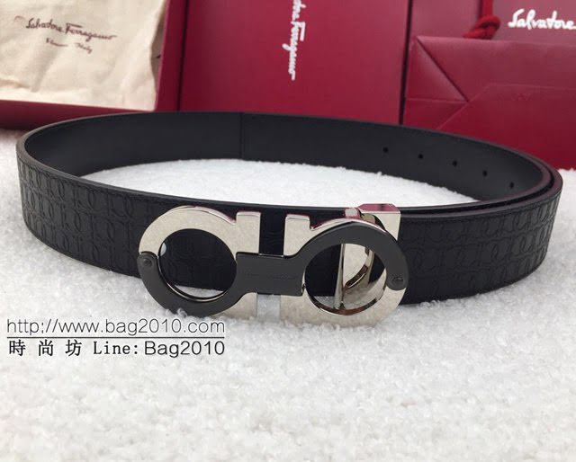 菲拉格慕男士皮帶 Ferragamo雙面牛皮腰帶  jjp2129